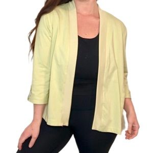 Oatmeal Neutral Beige with Green Undertone Cardigan with Pockets Petite Large